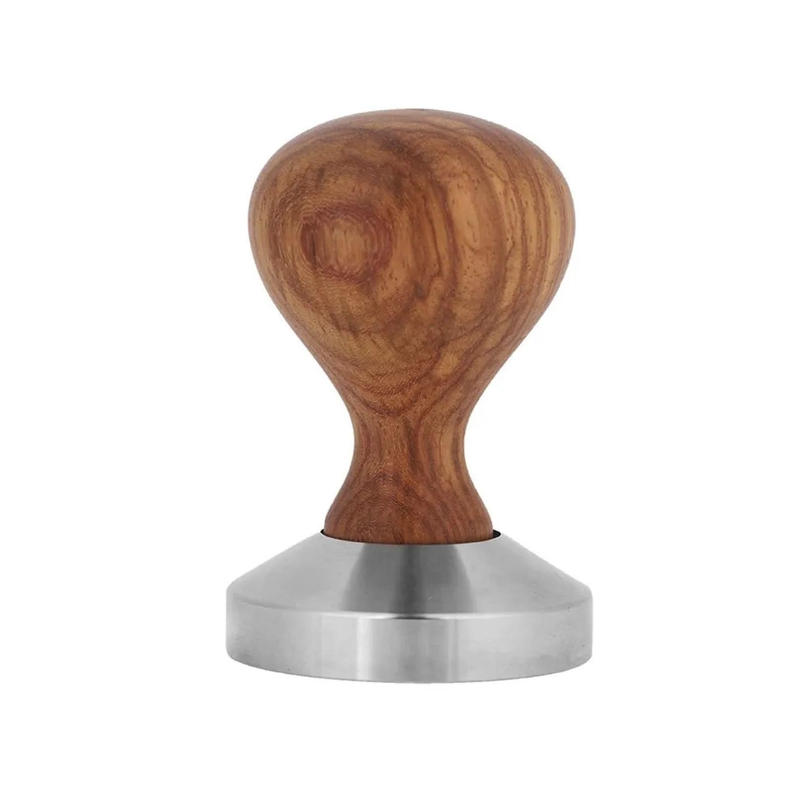 Manico Legno Tamper Caffè Acciaio Inossidabile 304 Base Leggero