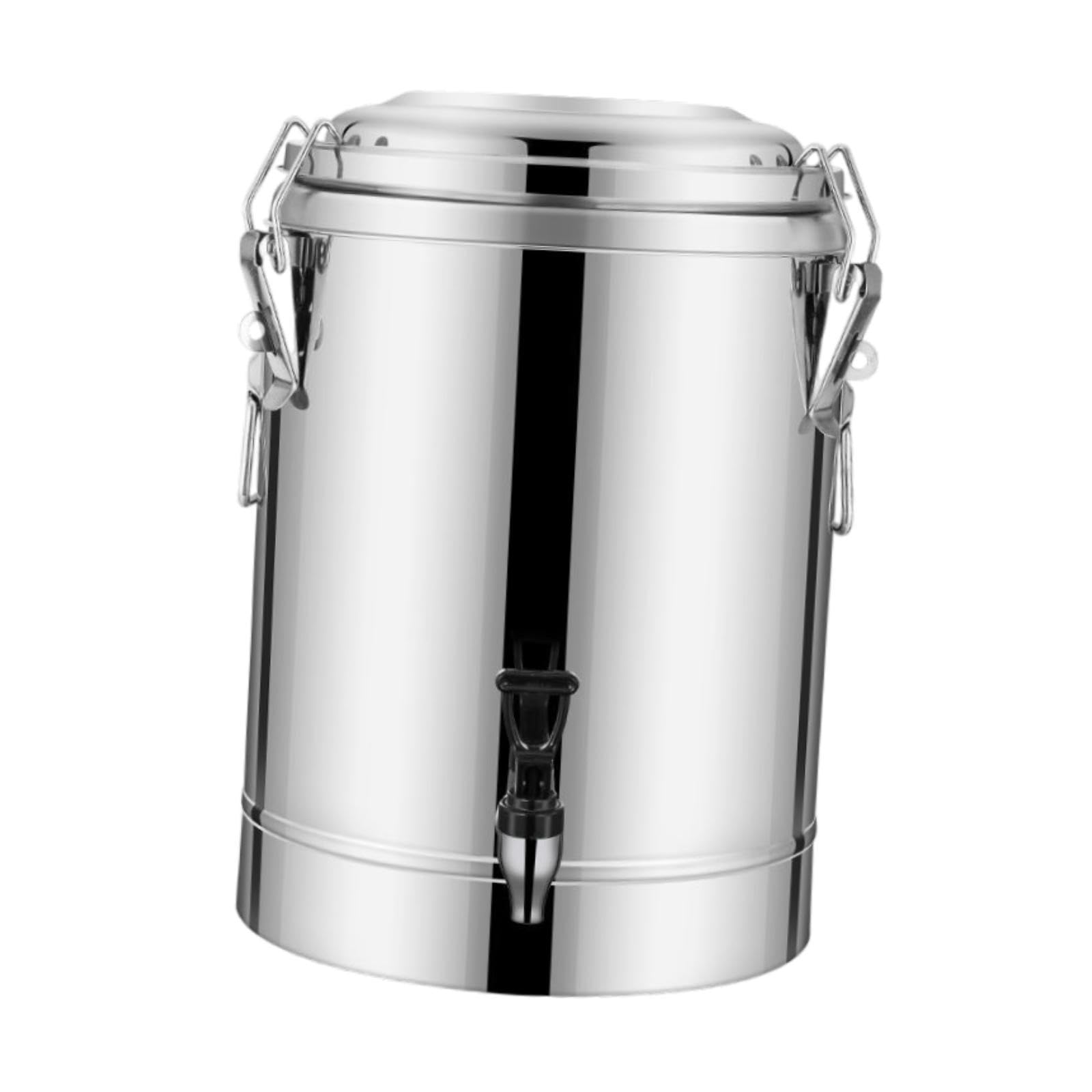 Dispensador de Bebidas Frías Y Calientes, Agua Caliente, Acero Inoxidable, Leche, tal como se describe, 10l