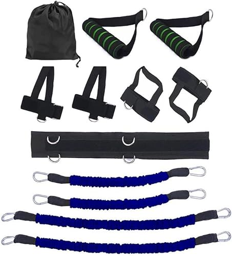 JIAMEI - Juego de bandas de resistencia de fitness para boxeo en piernas y brazos banda de fitness Muay Thai gimnasio en casa entrenamiento de