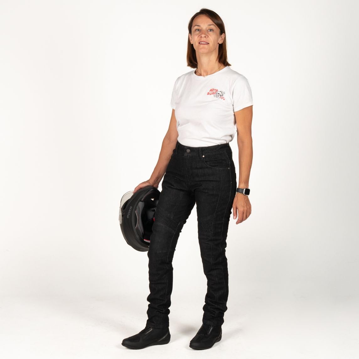 Jean Moto DIVA DENIM femme Homologué EN17092 AA Toutes saisons 44