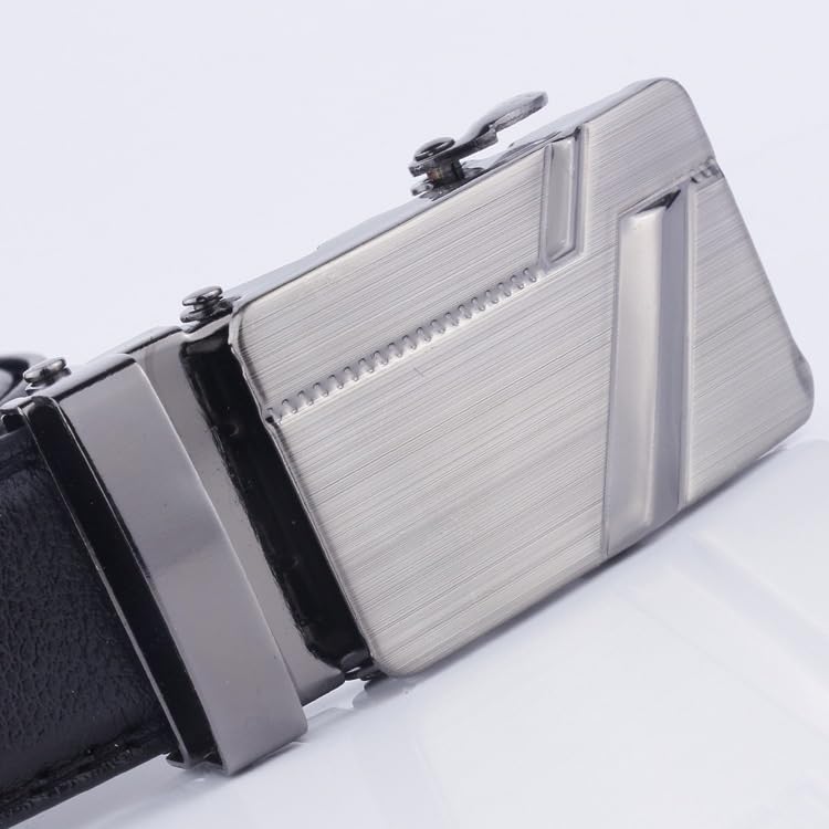 JSEIAJB Versatile Men's Belt Automatic Buckle Waist Belt Buckle Pants Belt3