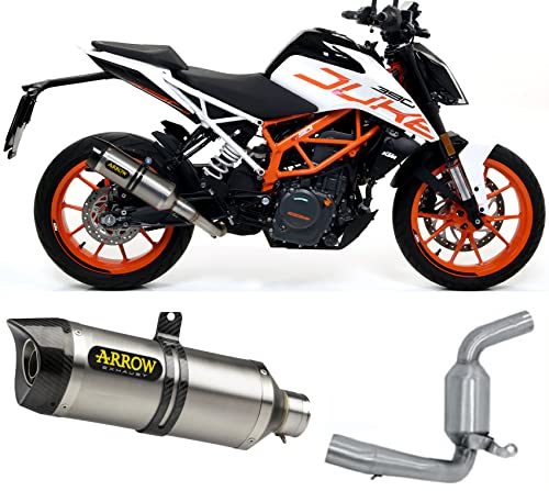 Silenciador Arrow homologado para transformar tus rutas de fin de semana en KTM Duke 390