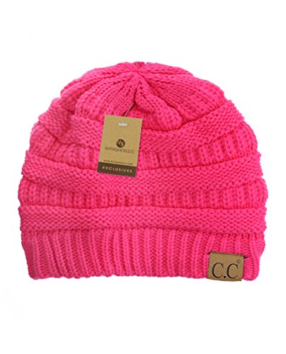 Image of Cambridge Select Thick Slouchy Knit Oversized Beanie Cap Hat