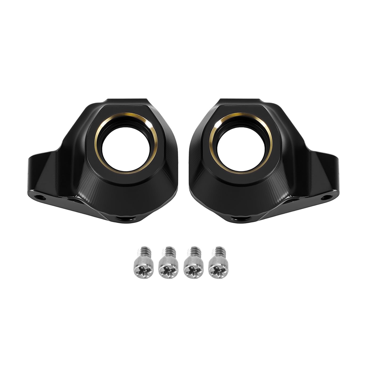 INJORA – Barres De Direction En Laiton Noir Pour Axial SCX30 1/30 – Poids 2,8 G – Amélioration Esthétique Et Stabilité