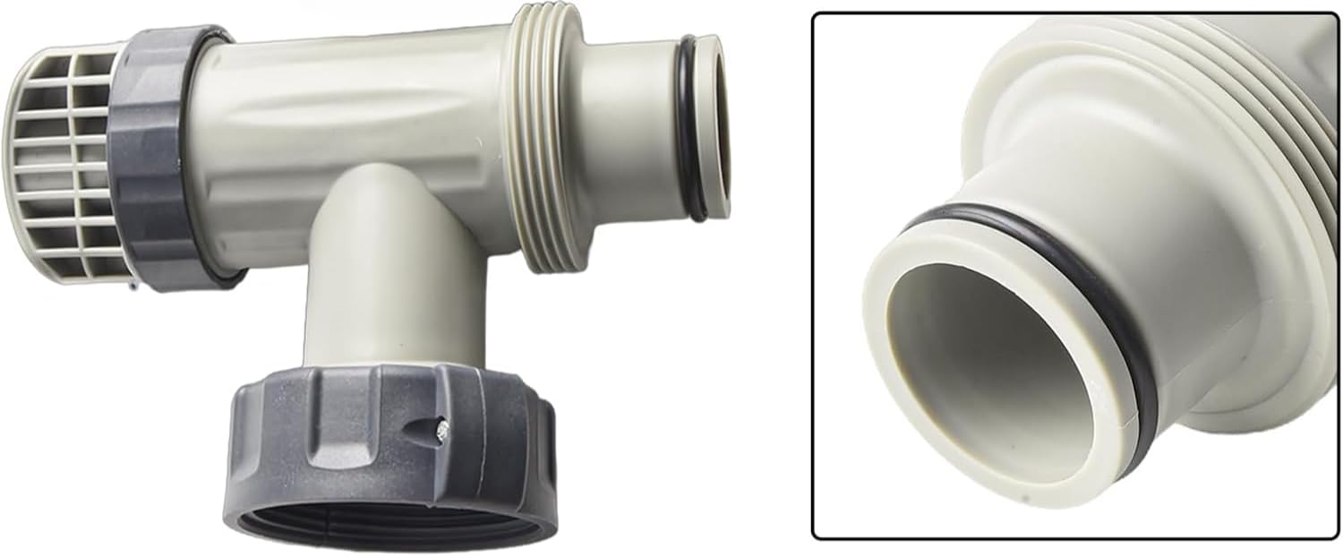 Valvole A Stantuffo Per Piscina 25010 - Connettori Per Tubo Flessibile - Compatibili Con Pompe Filtro Intex 28635EG/28633EG/28671EG