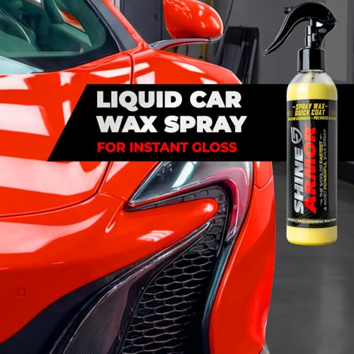 Image of Car Spray Wax for Car Detailing - Quick and Easy Carnauba Liquid Car Wax Spray for Instant Gloss and Protection - Multi Surface Premium Brazilian Carnauba Car Wax Polish for All Vehicle Types