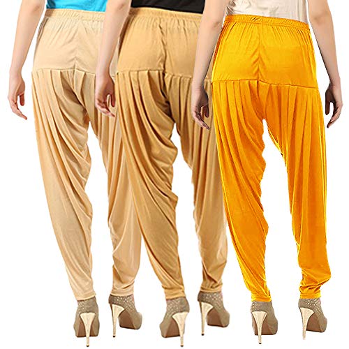 Image of Buy That Trendz Patiala Salwar for Women Relaxed Fit Viscose Patiyala Salwar Harem Bottom Pants