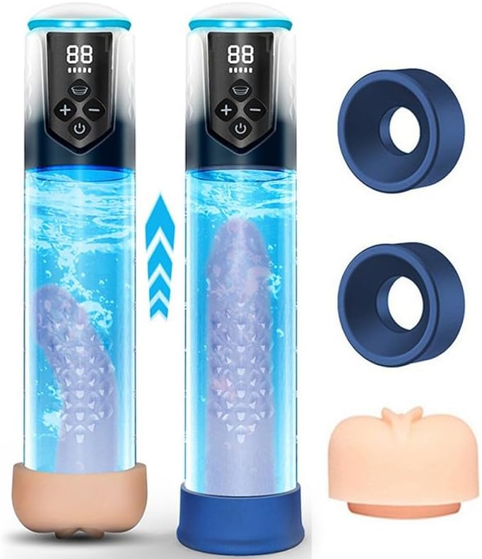 Multifunctional Men's Training Massage Tool Set, LCD Display, Portable and Easy to Operate