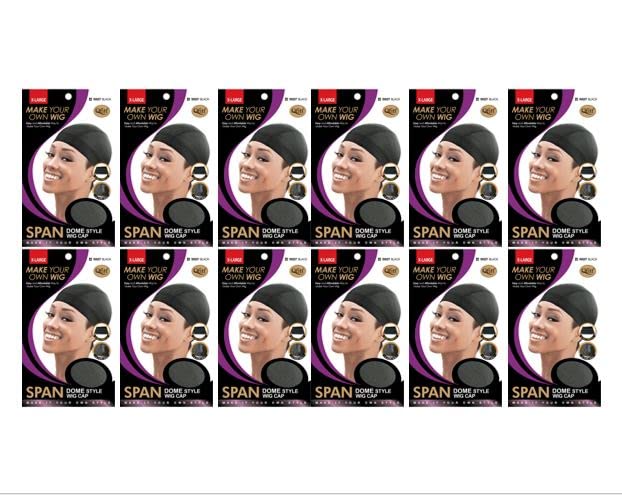 QFitt Dome Style Wig Cap X-LARGE 5027 (12pcs)