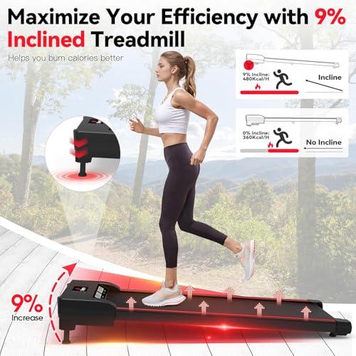 Sperax WSHZ-002 Walking Pad With Incline,Portable Treadmill,Automatic Remote Lift Slope,4 In 1 Incline Walking Pad,Under Desk Treadmill thumb #4