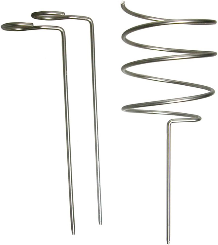 Vinotemp Wine Bottle and Glass Holding Stakes Outdoor