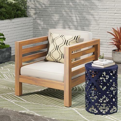 Vivastate Chic Outdoor Club Chair for Comfort and Style, Mid-Century