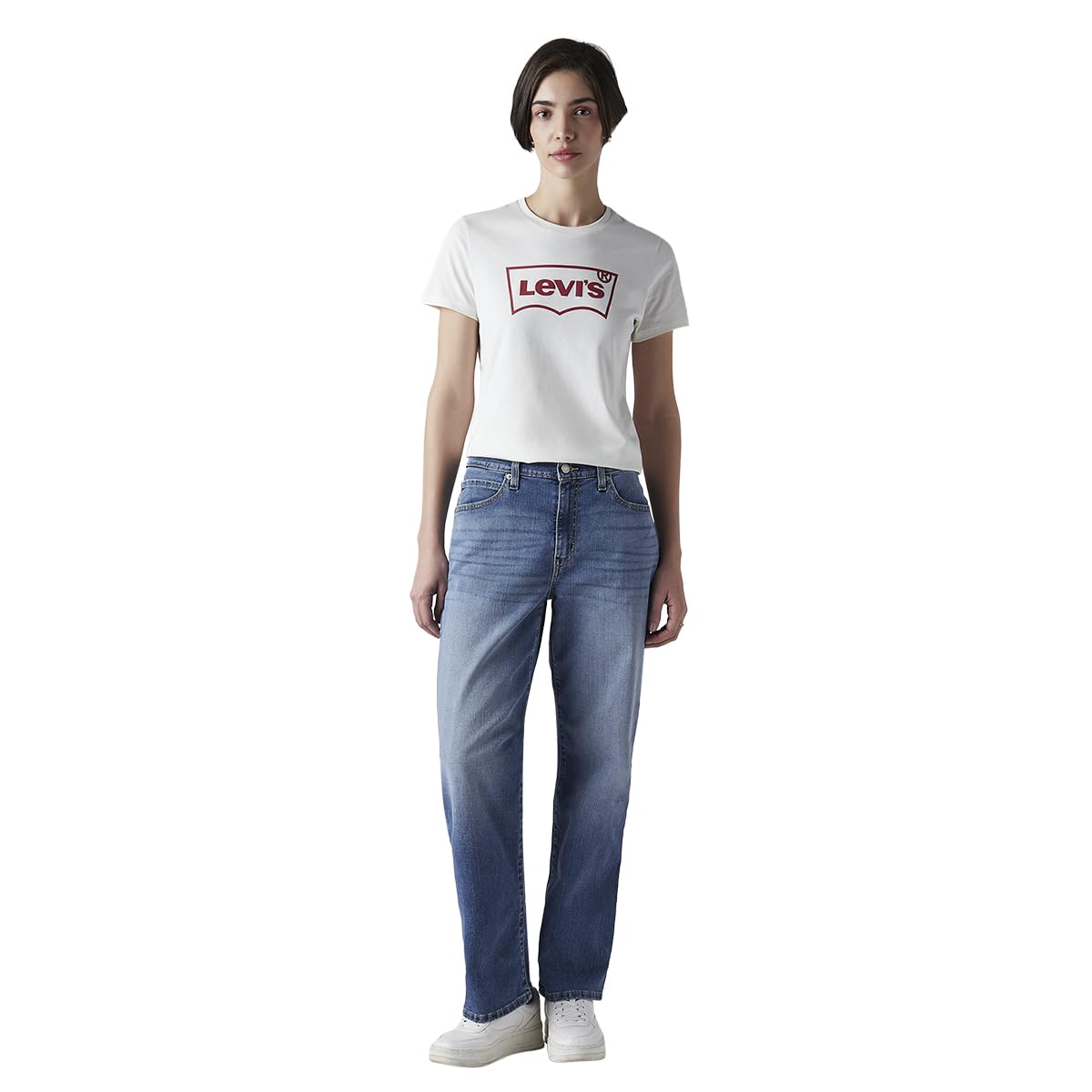 levi's Women's 94 Blue Baggy Fit High Rise Jeans-picture-24