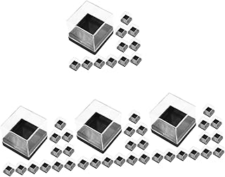 ARTIBETTER 48 Pcs Mineral Standard Box Clear Container Clear Display Box Clear Organizer Box Specimen Display Box Transparent Display Box Specimen Storage Box Transparent Box Transparent