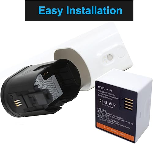 Miniatura 4 de Paquete de 2 baterías de repuesto para cámara de seguridad inalámbrica Arlo Pro 4 / Pro 3 / Pro 5/5S 2K / Arlo Ultra/Ultra 2 VMA5400 3.85V A-4a