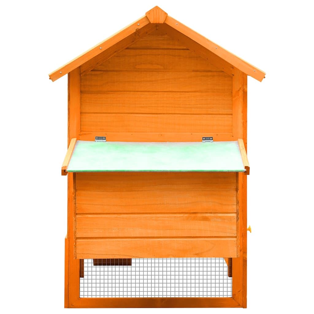 Jaula para pollos, 170 x 81 x 110 cm, madera de pino y abeto, jaula para gallinas, gallinas, conejos, gansos, palomas y codornices