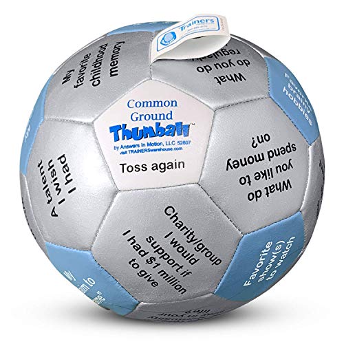 Image of Trainers Warehouse 6 inch Thumball Collection, 32 Prompts for Conversation, Team Building, Relationship and Training