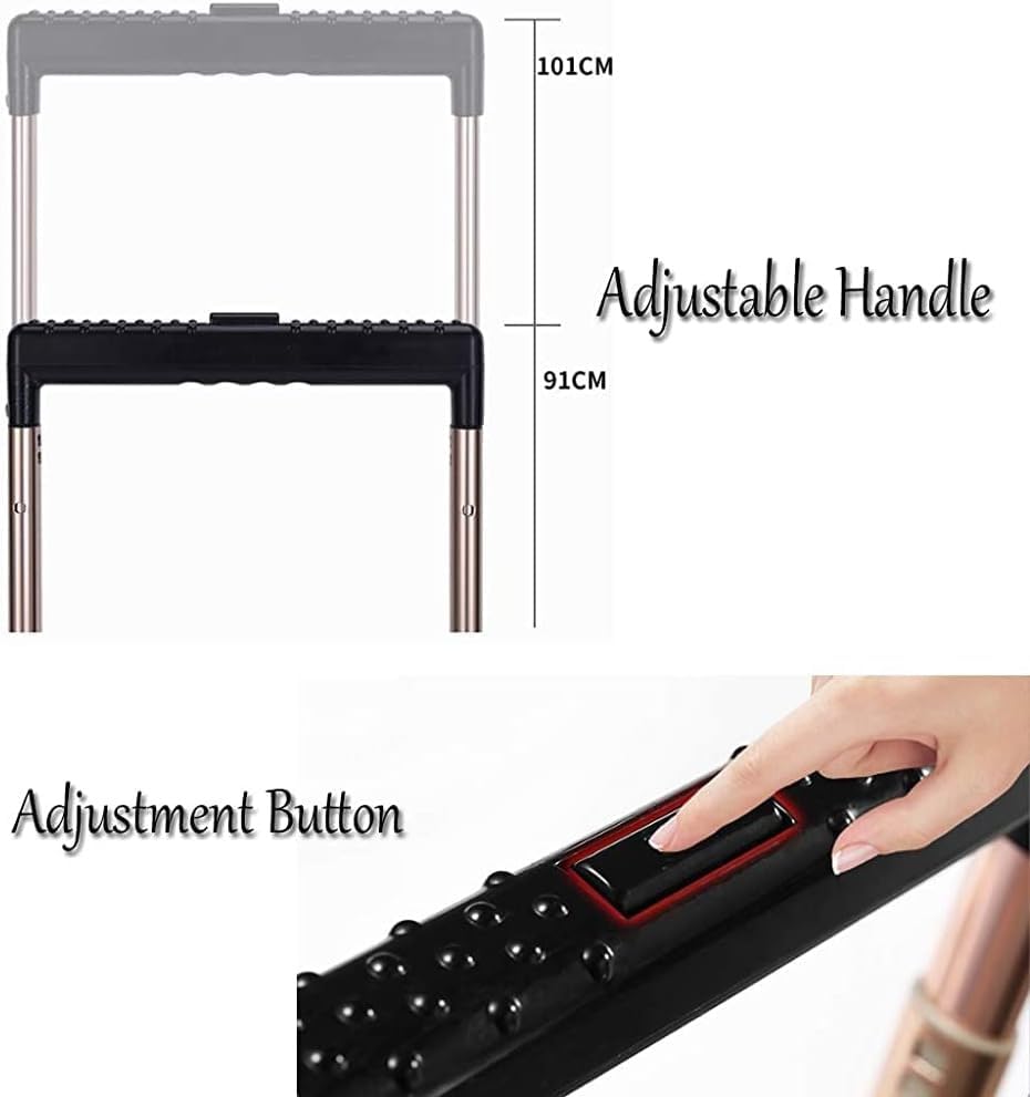 Carrito plegable para compras ligero de aleación de aluminio con 8 ruedas grandes miniatura 4