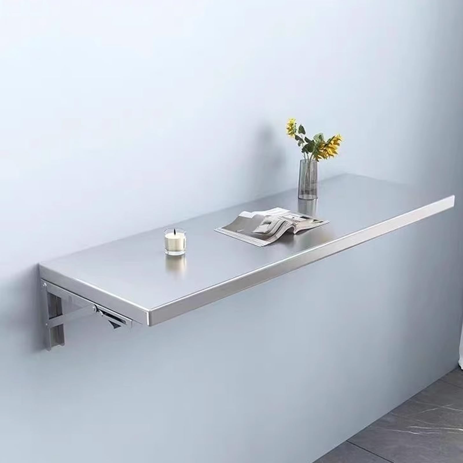 Table pliante murale pour cuisine étroite, la solution pour libérer votre sol