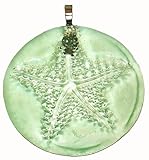 Starfish Upcycled Glass Coke Bottle Bottom Handmade Ornament Sun Catcher
