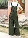 Dokotoo Womens Oversized Jungle Green Jumpsuits for Women Overalls Loose Casual Wide Leg One Piece Sleeveless Solid Jumpsuit Long Pant Rompers with Pockets 2026 Fashion X-Large