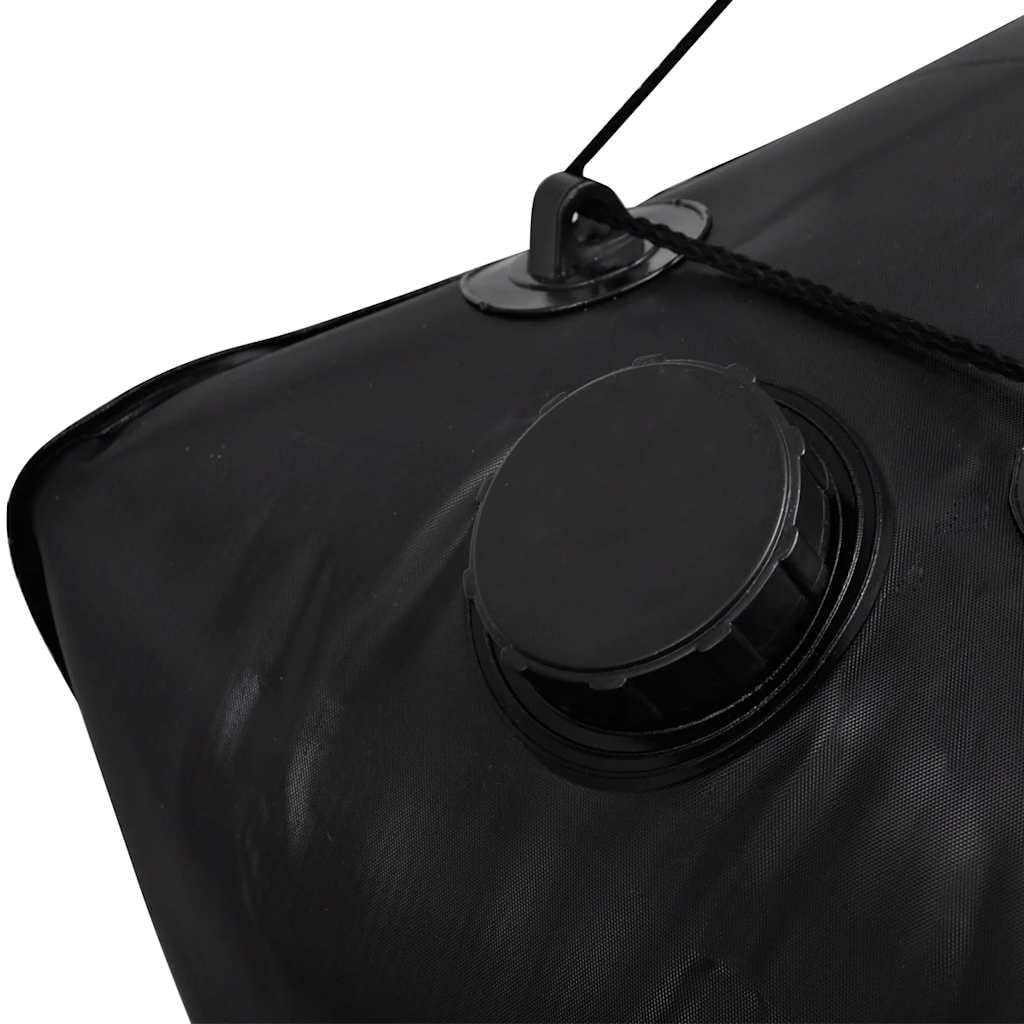 Doccia Solare 40L Doccia Campeggio Giardino Viaggio Nero