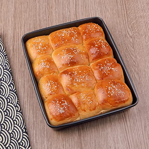 Plaque de cuisson rectangulaire en acier carbone 27,5cm pour pain - 7