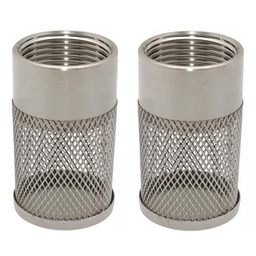 repustor 2pcs Dia 30mm Hose Inlet Strainer Filter,Fit for Irrigation Garden High Pressure,Hose Water Suction Strainer Garden Hose Inlet Filter