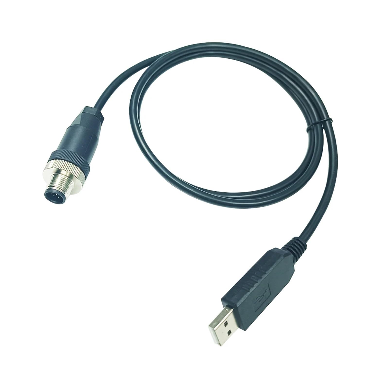 ZHANGLH F&T>D*I FT232RL Puce USB vers M12 8PIN RS232 Câble de communication série pour ICS Series Balances vers PC Host (1,8 m, connecteur droit)
