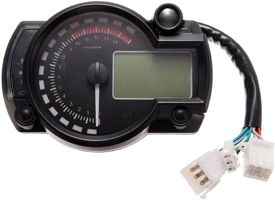 バイクオートバイデジタルスピードメーター走行距離計タコメーター