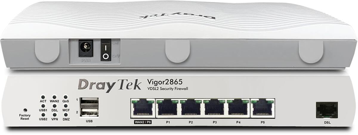DrayTek Vigor 2865 Supervectoring Modem Security Firewall VPN Router Annex-B