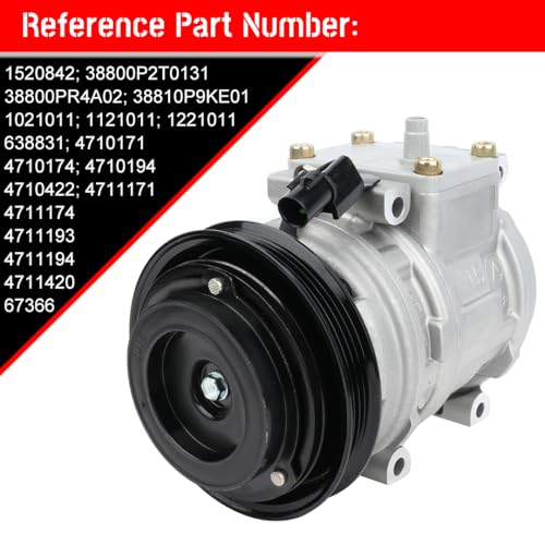 Image of CCIYU AC Compressor w /Clutch for Acura NSX 3.2L 1997-2005