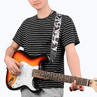 BestSounds La sangle de guitare Van Gogh Starry Night Comprend un Bouton de Sangle et 2 Verrous de Sangle. Bandoulière Réglable Pour Guitare Basse, électrique et Acoustique - Les Beatles, Paul McCartney, John Lennon, RIngo Starr, George Harrison BestSounds La sangle de guitare Van Gogh Starry Night Comprend un Bouton de Sangle et 2 Verrous de Sangle. Bandoulière Réglable Pour Guitare Basse, électrique et Acoustique – Image 6