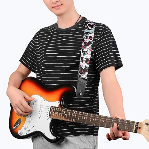 BestSounds La sangle de guitare Van Gogh Starry Night Comprend un Bouton de Sangle et 2 Verrous de Sangle. Bandoulière Réglable Pour Guitare Basse, électrique et Acoustique - Les Beatles, Paul McCartney, John Lennon, RIngo Starr, George Harrison BestSounds La sangle de guitare Van Gogh Starry Night Comprend un Bouton de Sangle et 2 Verrous de Sangle. Bandoulière Réglable Pour Guitare Basse, électrique et Acoustique – Image 7