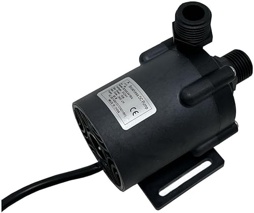 Miniatura 6 de SHYSKY DC55E-24160A 24VDC Pequeña Bomba de agua sin escobillas de eficiencia energética 80W 52.5 ft 52ft Lift 634GPH Bajo ruido, Velocidad/flujo