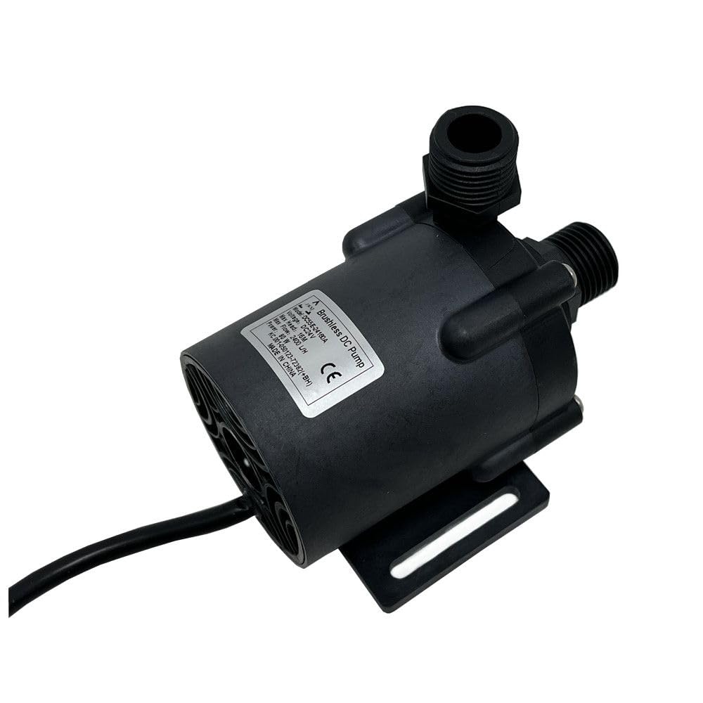 SHYSKY DC55E-24160A 24VDC Mała, energooszczędna bezszczotkowa pompa wodna 80W 16m Lift 2400LPH Niski poziom hałasu, regulacja prędkości, dla cyrkulacji wody Zwiększanie ciśnienia System chłodzenia