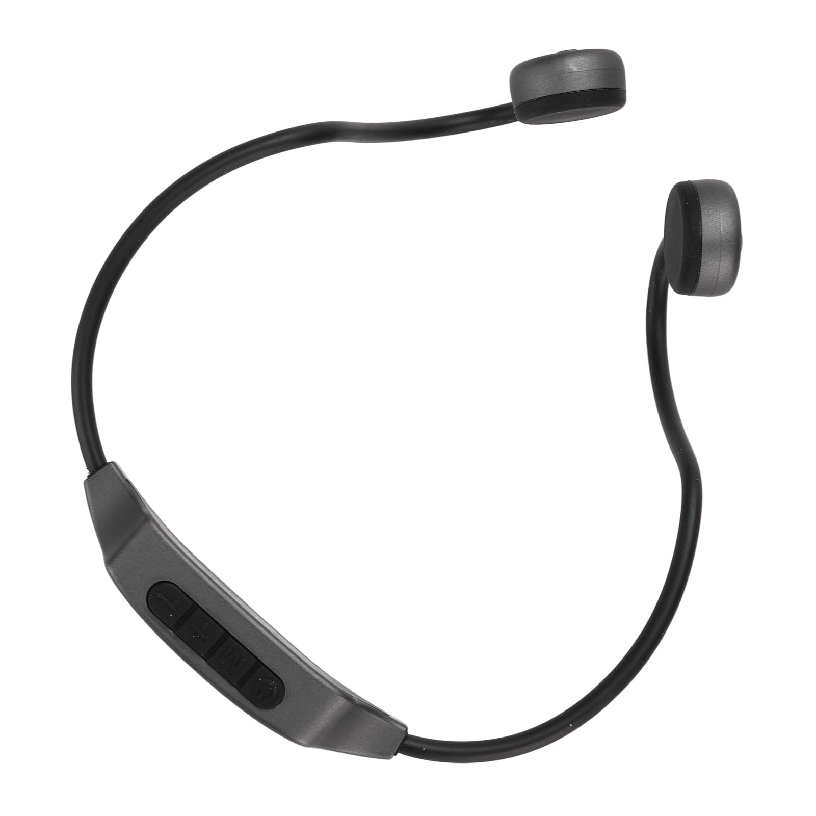 PUSOKEI Casque à Conduction Osseuse Bluetooth 5.3 Écouteurs sans Fil (Grey)