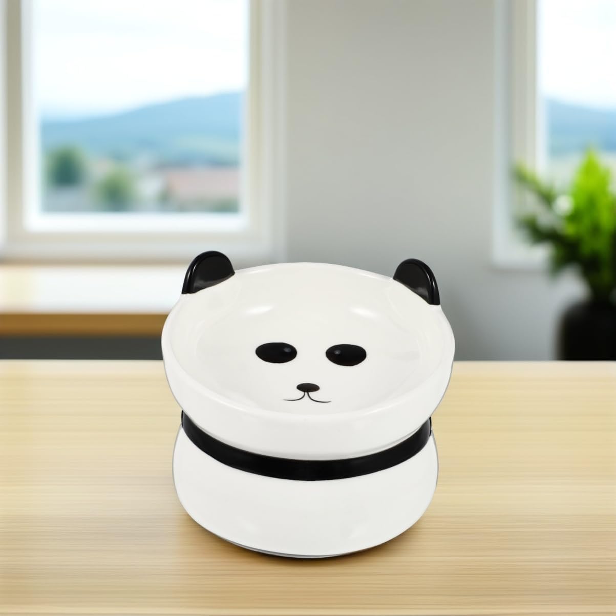 MERRYHAPY Capacity Cat Bowl for Food and Water Ceramic Smooth Surface Easy to Clean