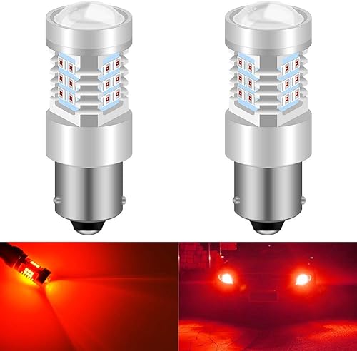 KATUR BAU15S PY21W Bombillas LED de alta potencia 2835 21 chipsets súper brillantes con proyector de repuesto para luces traseras, luces de freno,