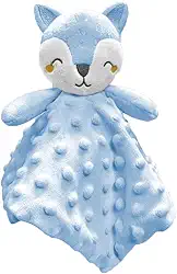 Naninha Laço Bebê Minha Primeira Naninha (Raposa Azul)