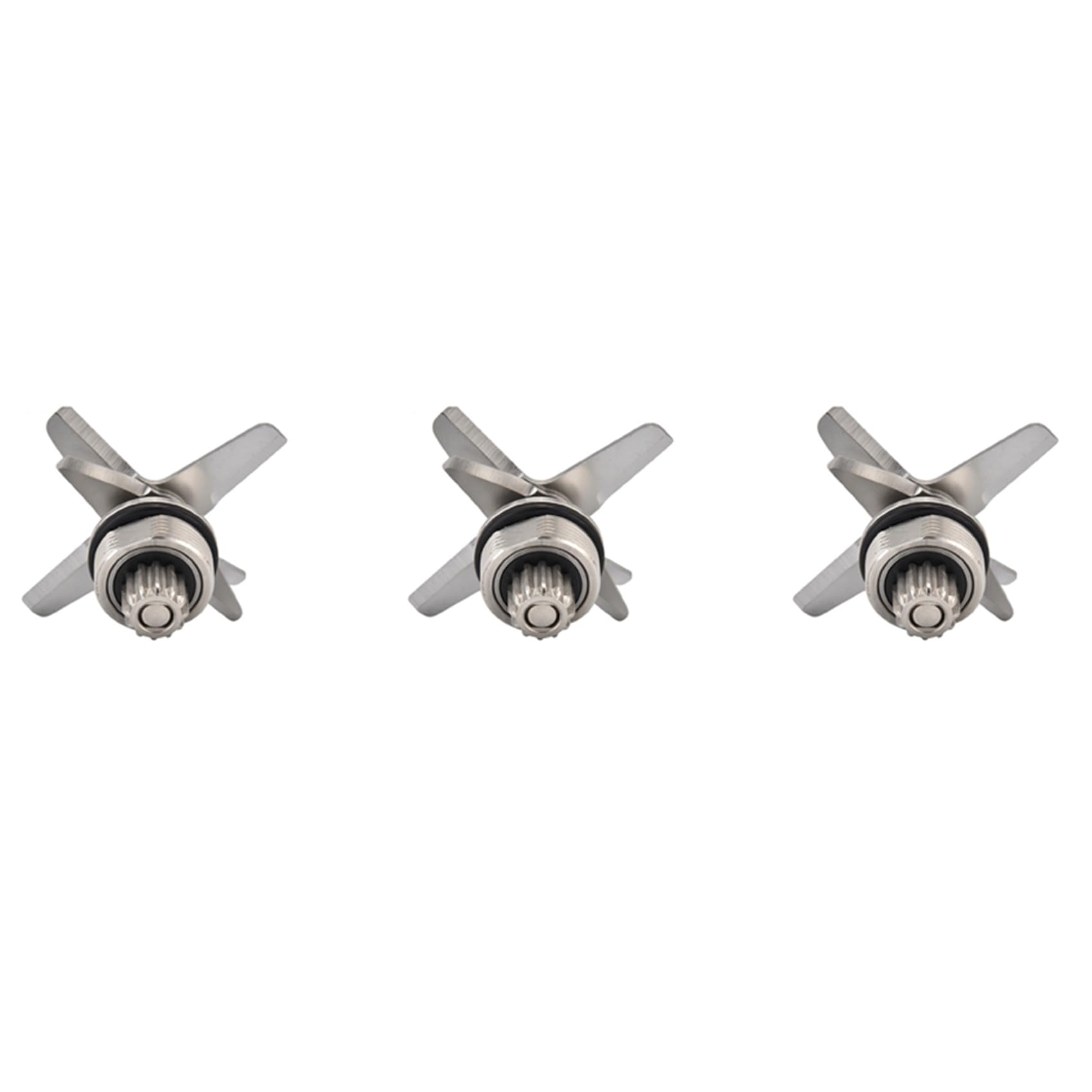 Hndhbfgrt 3X Blenders Blades for TWK TM-767 TM-800-767 -800 Stainless Blade Mixer Spare Parts