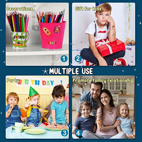 Image of Party Propz Space Theme Birthday Decoration Tattoos For Kids - 5 Sets for Space Birthday Party Supplies /Space Theme Return Gifts for kids /Astronaut Theme Birthday Decoration