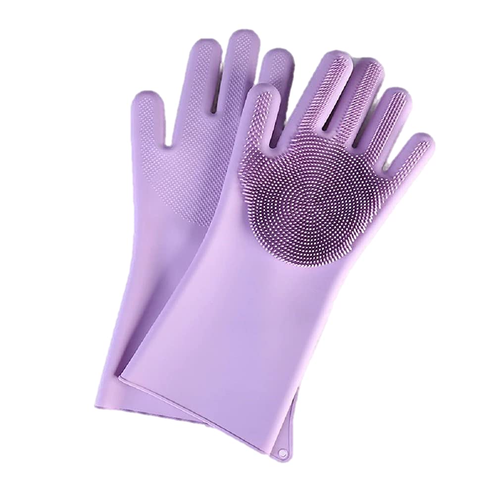 GAH Silicone Cleaning Hand Gloves for Kitchen, Bathroom, and Pets, Dishwashing Gloves, and Pet Grooming Gloves Multi-Colour (Pair of 1) (B08Y5ZW2GP) Amazon Price History, Amazon Price Tracker