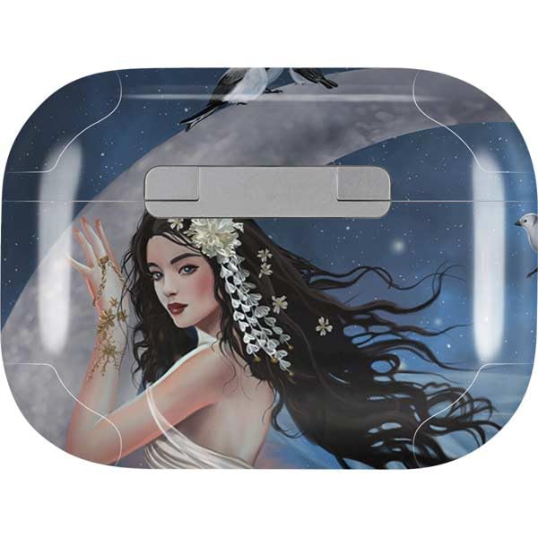 Skinit Decal MP3 Player Skin Compatible with iPod Touch (5th Gen&2012) - Originally Designed Woman with Peacocks by Nene Thomas Design