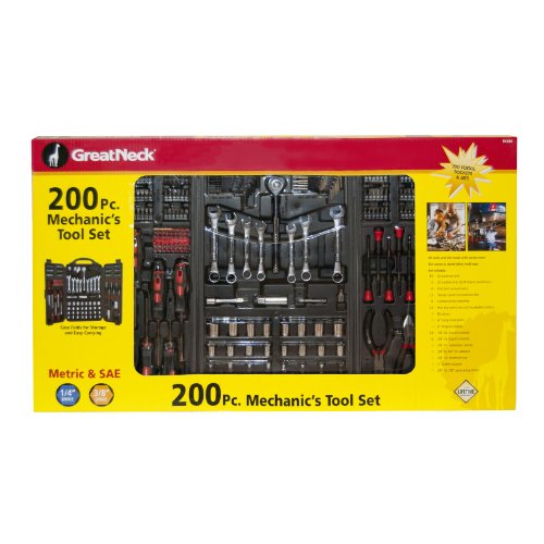 GreatNeck® 200 Piece Mechanics Tool Set