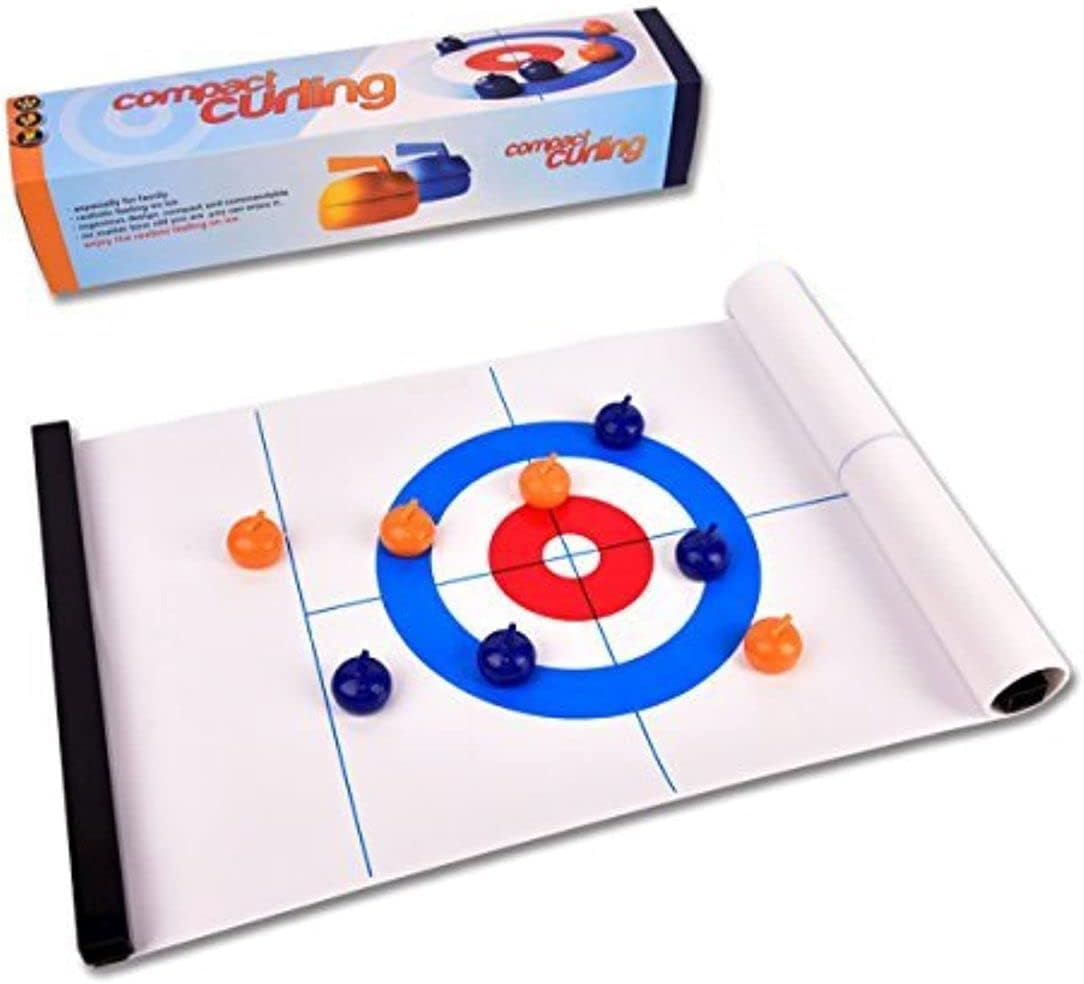 Tabletop Curling Game – Compact Curling Board Game, Tabletop Game for General Consumers (Ages 14+)