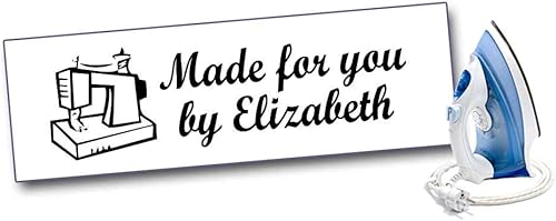 Miniatura 10 de 100 etiquetas para planchar con motivo, etiquetas para artesanos