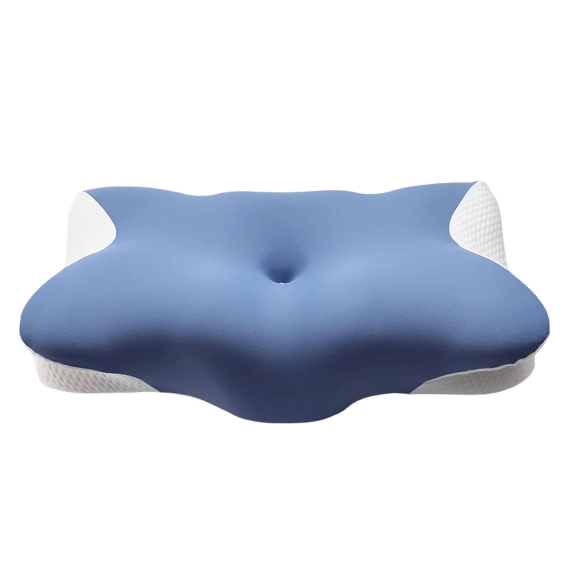 Cuscino Cervicale Memory Foam per Dormire – Ortopedico ed Ergonomico, Supporto Collo e Spalle, per Fianco e Schiena, Federa Sfoderabile Lavabile