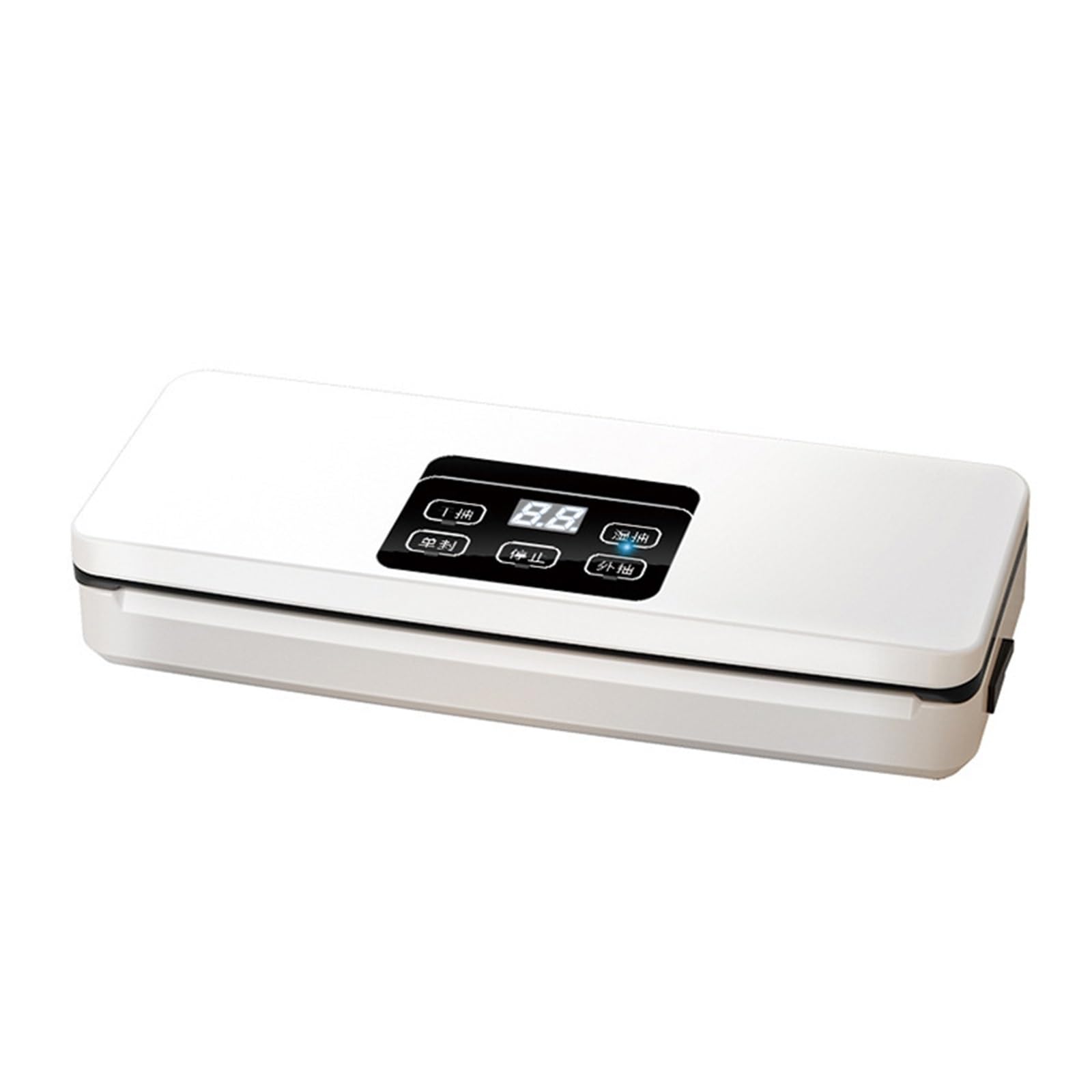 Máquina de sellado, Sellador de bolsas de plástico Sellador de envoltura Sellador al vacío completamente automático Máquina de envasado de alimentos Laminador de sellado doméstico pequeño con bolsas