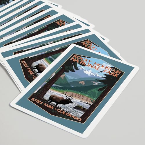 Lantern Press baraja de poker con 52 cartas para adultos miniatura 5